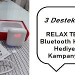 Üç destekçimize Bluetooth Kulaklık hediye